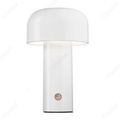 Cordless Touch-Activated LED Lamp USB Rechargeable Portable Accent Light for Bedroom Desk Nightstand Living Room Modern Retro Home Lighting