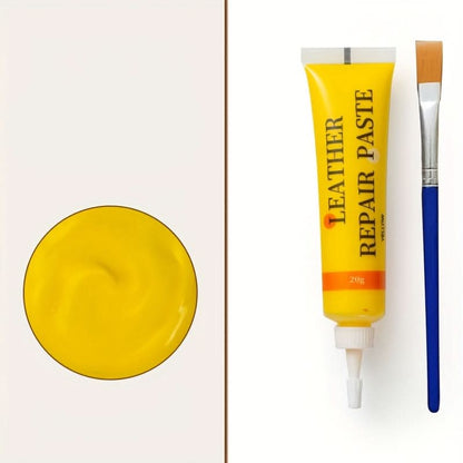Kit de réparation pour cuir et vinyle pour canapés, intérieurs de voiture et tissus d'ameublement – 12 options de couleurs pour les retouches de meubles