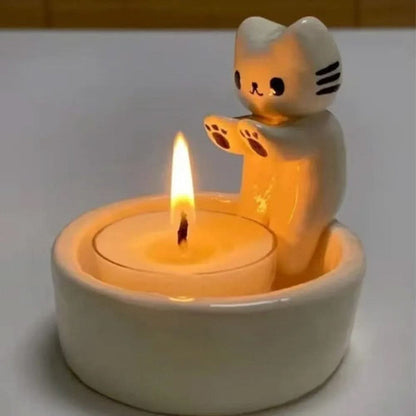 CANDLEPAWS – Bougeoir chaton mignon
