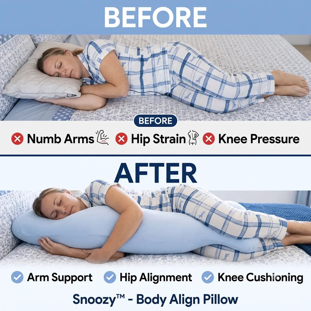 Full-Body Pillow Ergonomic Support Multi-Color