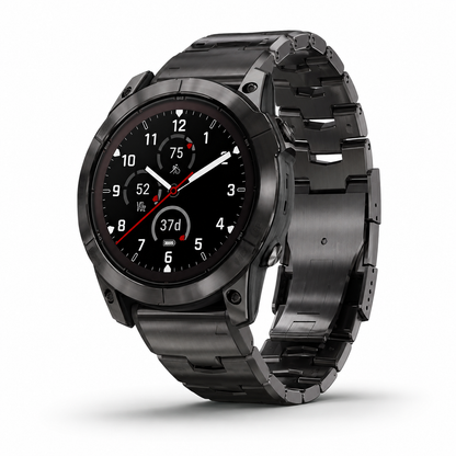 Premium Titanium Watch Band for Garmin Fenix 9 – Metal Link Bracelet with Tool-Free QuickFit Connection – 22mm & 26mm Options for 47mm /