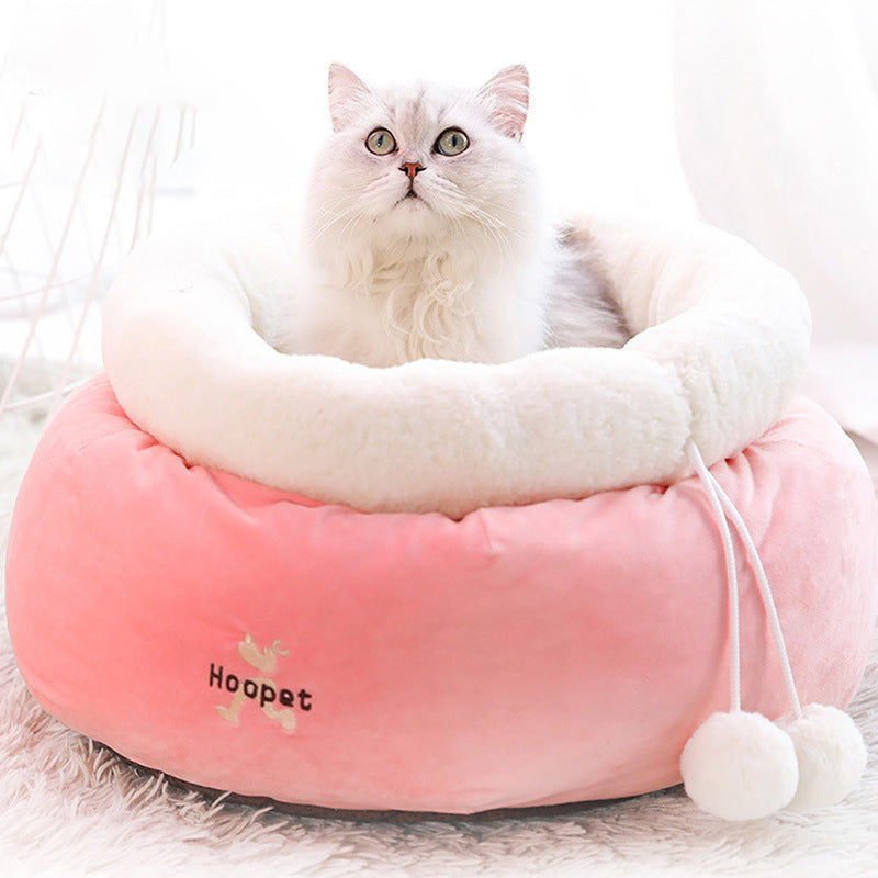 Tapis de litière pour chat Cozy | Design en tissu élégant et facile à nettoyer | Un nid confortable pour votre compagnon félin