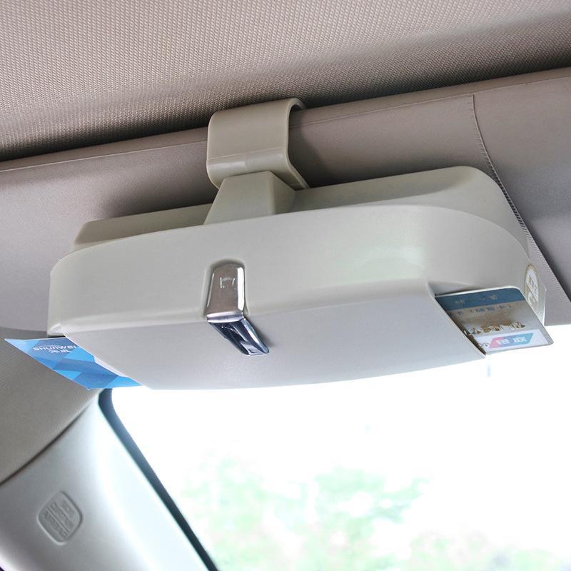 Organisateur de lunettes pour pare-soleil de voiture – Porte-lunettes à ouverture tactile pour SUV et camion