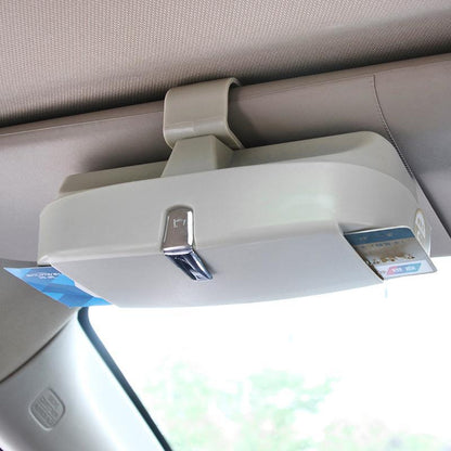 Organisateur de lunettes pour pare-soleil de voiture – Porte-lunettes à ouverture tactile pour SUV et camion