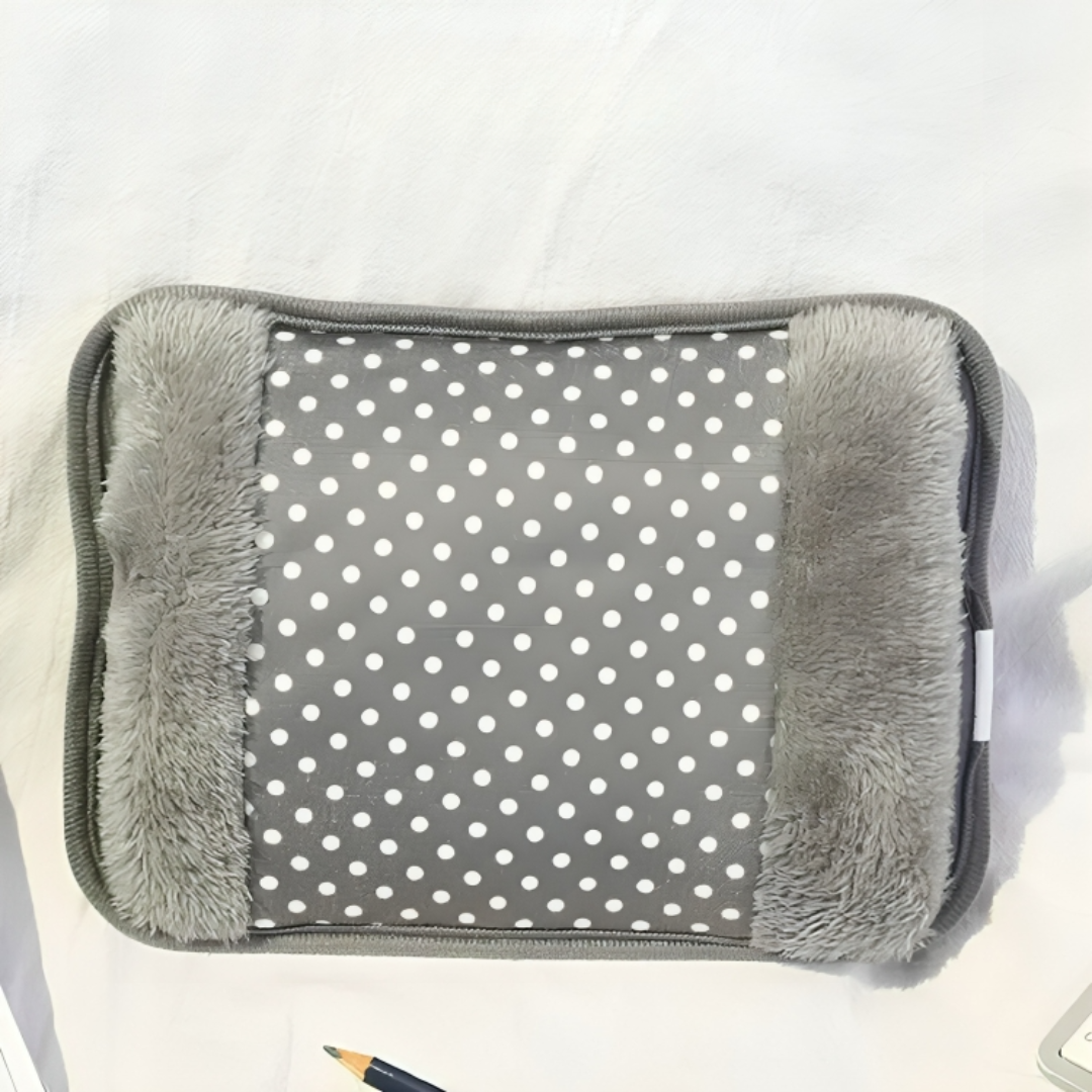 Coussin chauffant électrique avec fonction chauffe-mains – Bouillotte rechargeable pour le ventre, les mains et les pieds