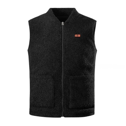 Heated Vest with 3 Temperature Settings & USB-C Power | Men's Electric Warming Gilet for Winter Outdoor Work | Rechargeable Washable Body