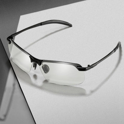 Adaptive Photochromic Polarized Sunglasses for Driving & Outdoor Sports – UV400 Protection