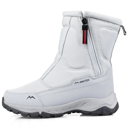 Insulated Waterproof Snow Boots for Women – Slip-Resistant Winter Footwear with Plush Lining for Cold Weather