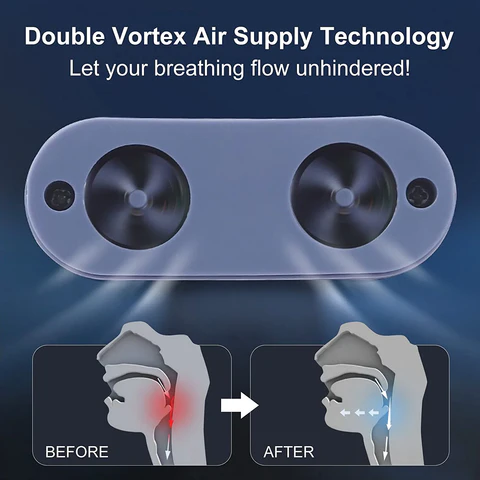Portable Micro Anti-Snore Sleep Aid Device | USB Rechargeable Nasal Airway Support | Quiet Mask-Free CPAP Alternative for Travel & Home