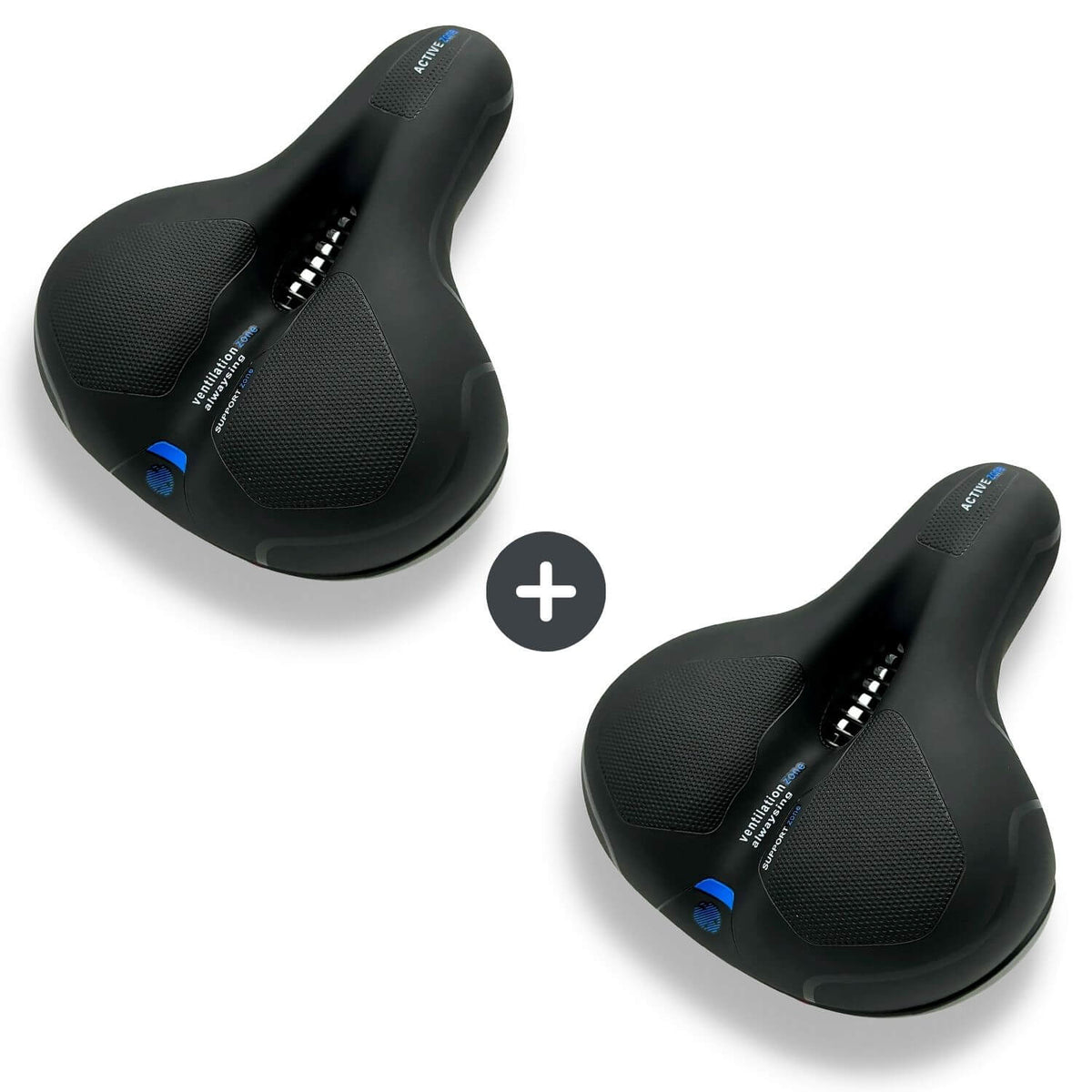 Memory Foam Bike Seat with Pressure Relief & Gel Cushioning for Road, Mountain & Commuter Bicycles – Ergonomic Saddle for Men & Women