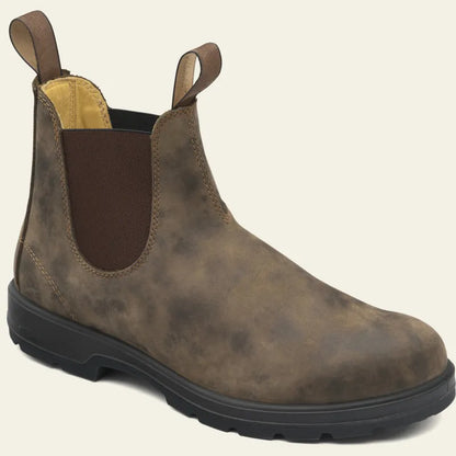 Rain-Ready Pull-On Ankle Boots with Stretchy Side Panels for Women | All-Day Traction Sole