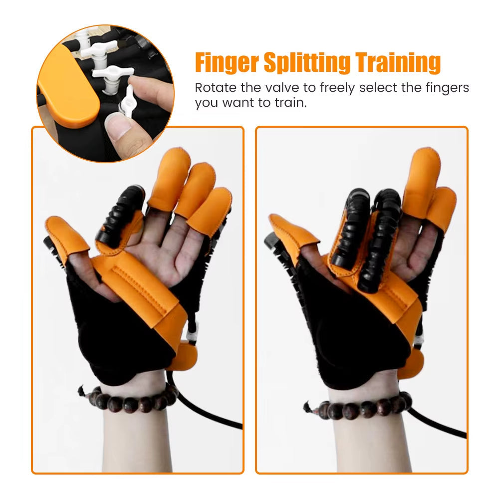 Powered Hand Therapy Gloves Rehab Recovery System for Stroke Arthritis Nerve Injury Support Mobility Training At-Home Physical Therapy Equip