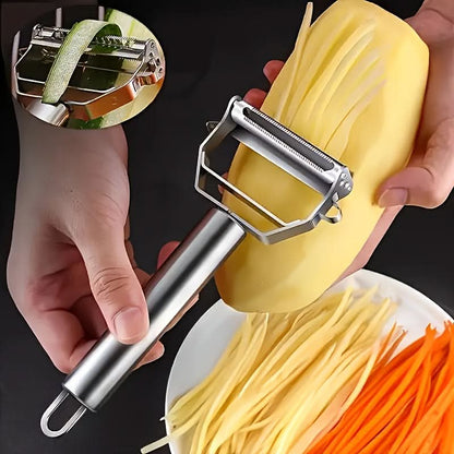 SLICEFLEX – Stainless Steel Vegetable Peeler & Julienne Slicer