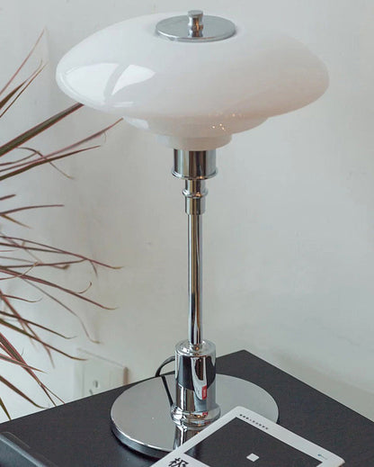 Glass Desk Lamp with Adjustable Light Temperature 19 inches Tall for Home Office Bedside Reading Study Room Work Surface Illumination Nights