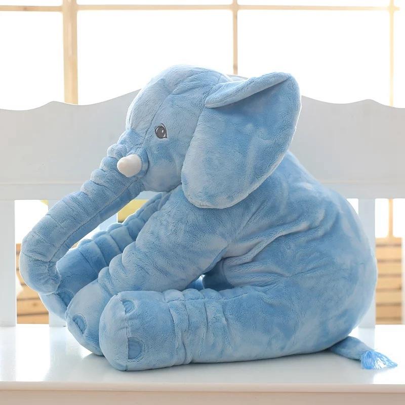 Jumbo Plush Elephant Pillow Toy for Nursery & Baby Photos – Soft Cotton-Filled Cuddle Buddy for Infants & Toddlers
