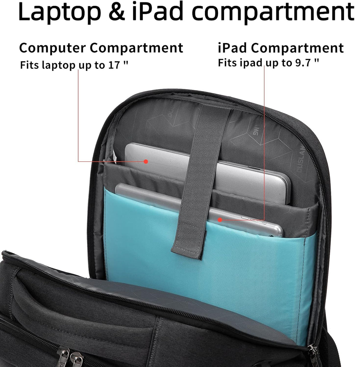 Tech-Ready Laptop Backpack with Charging Port, Anti-Theft Pocket & Multi-Day Compartments for Commute & Travel