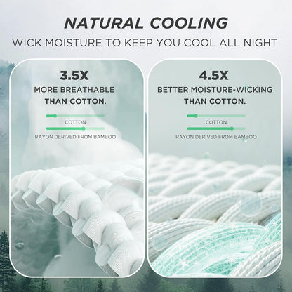 Cozy Haven | Couverture Queen légère en coton et bambou à tissage gaufré rafraîchissant | Jeté d'été doux pour ceux qui ont chaud la nuit