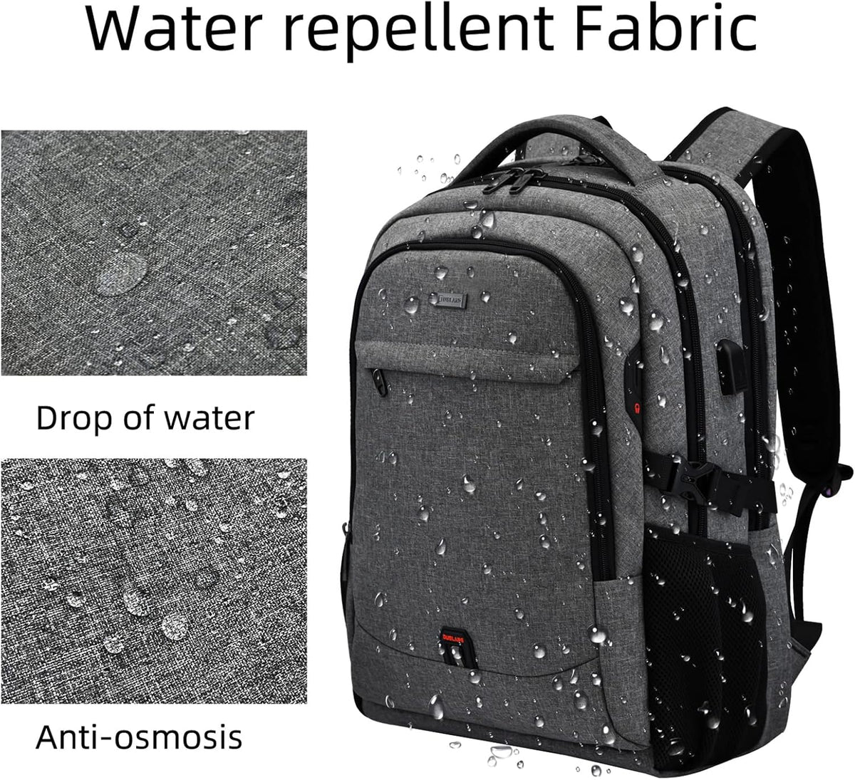 Tech-Ready Laptop Backpack with Charging Port, Anti-Theft Pocket & Multi-Day Compartments for Commute & Travel