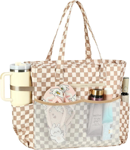 Sac de plage extra large avec compartiment étanche, sac de plage imperméable pour piscine et natation, sac fourre-tout pour le voyage