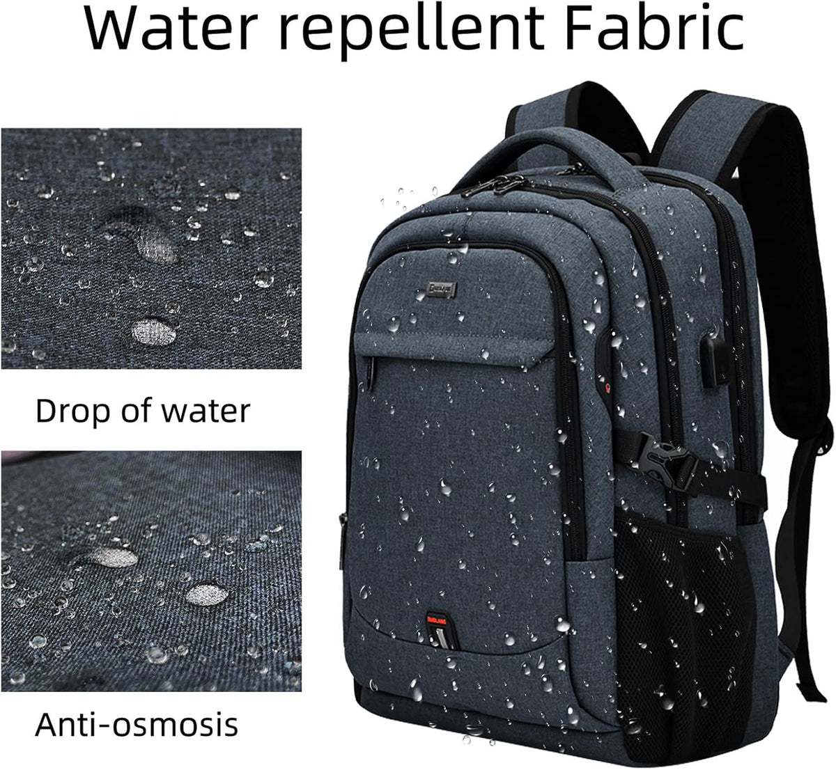 Tech-Ready Laptop Backpack with Charging Port, Anti-Theft Pocket & Multi-Day Compartments for Commute & Travel