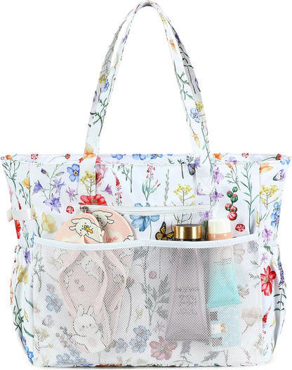 Sac fourre-tout de plage imperméable Ortekor avec compartiment pour affaires mouillées | Bagage cabine extra-large pour les week-ends