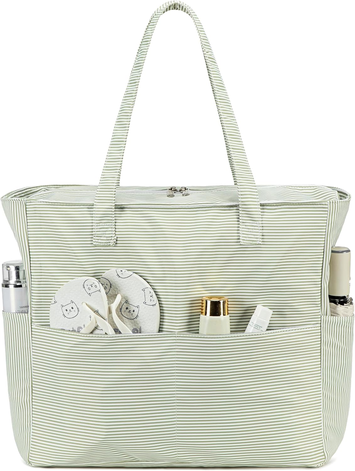 Sac de plage extra large avec compartiment étanche, sac de plage imperméable pour piscine et natation, sac fourre-tout pour le voyage