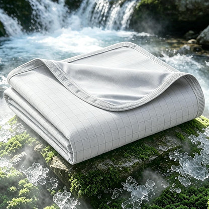 Confort rafraîchissant | Couverture respirante double face | Jeté léger pour les personnes ayant chaud la nuit et les sueurs nocturnes