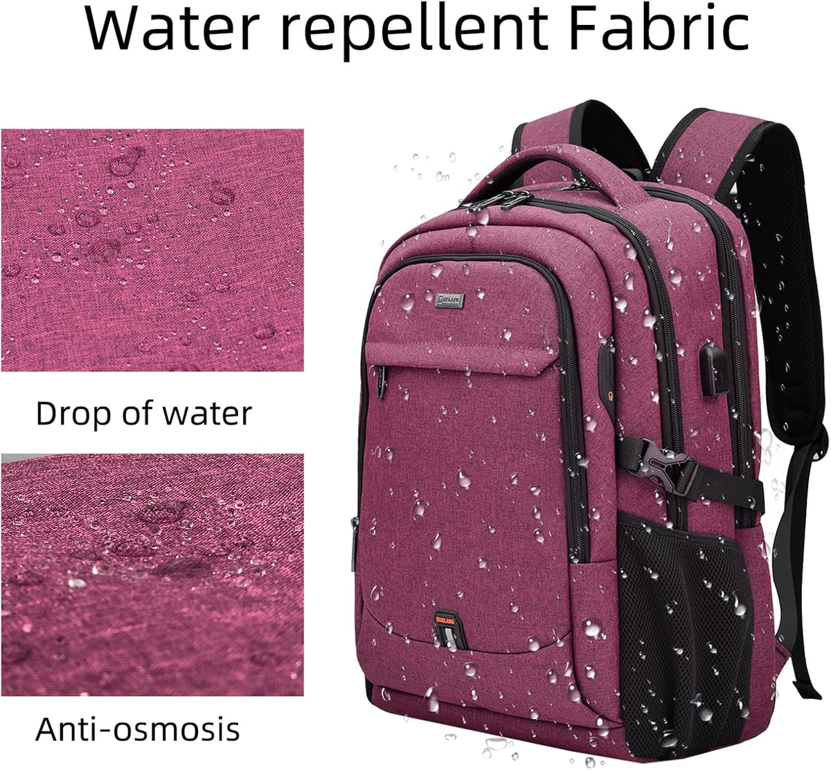 Tech-Ready Laptop Backpack with Charging Port, Anti-Theft Pocket & Multi-Day Compartments for Commute & Travel