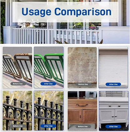 Corrosion Barrier Coating for Metal Surfaces – Stops Oxidation, Restores Finish, Long-Lasting Protection for Gates, Fences, Tools & Machiner