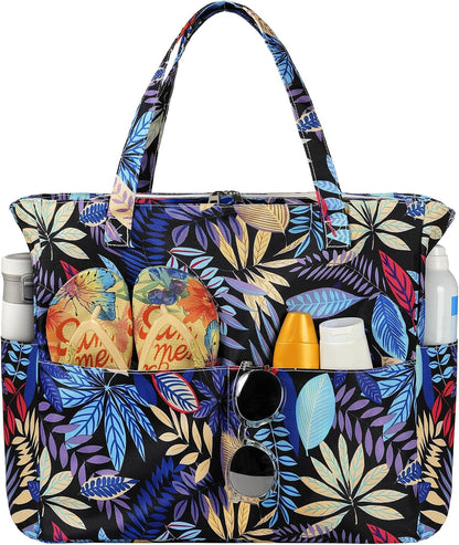 Sac de plage imperméable Ortekor avec fermeture éclair et conception anti-sable | Grande capacité pour les voyages et la salle de sport