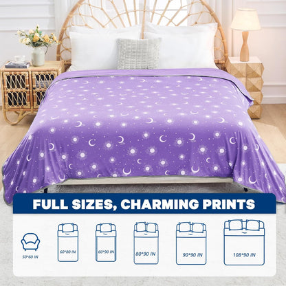 Confort douillet | Couverture rafraîchissante en tissu double face | Couverture d'été légère pour les dormeurs ayant chaud et les voyages