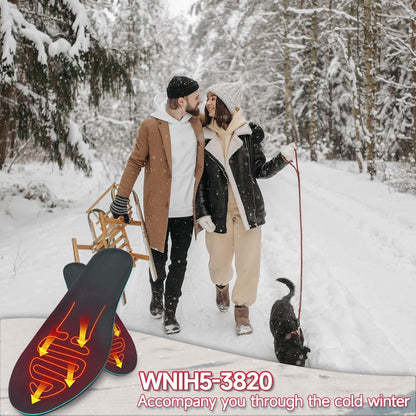 Rechargeable Warming Foot Inserts – 3 Heat Settings, Wireless Design for Winter Boots, Shoes & Outdoor Footwear