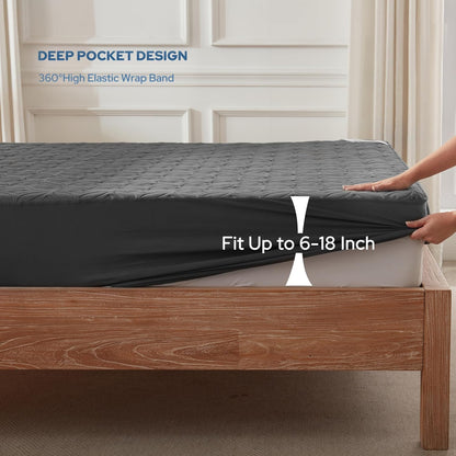 ComfortGuard | Protège-matelas imperméable à bonnets profonds | Housse douce et respirante pour une hygiène de sommeil optimale