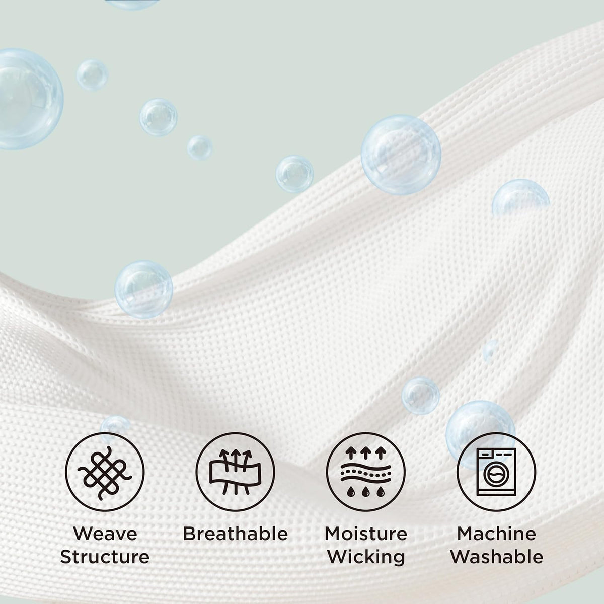 Couverture Ortekor Cozy Comfort | 100 % coton avec tissage gaufré | Légère et respirante pour une utilisation toute l'année