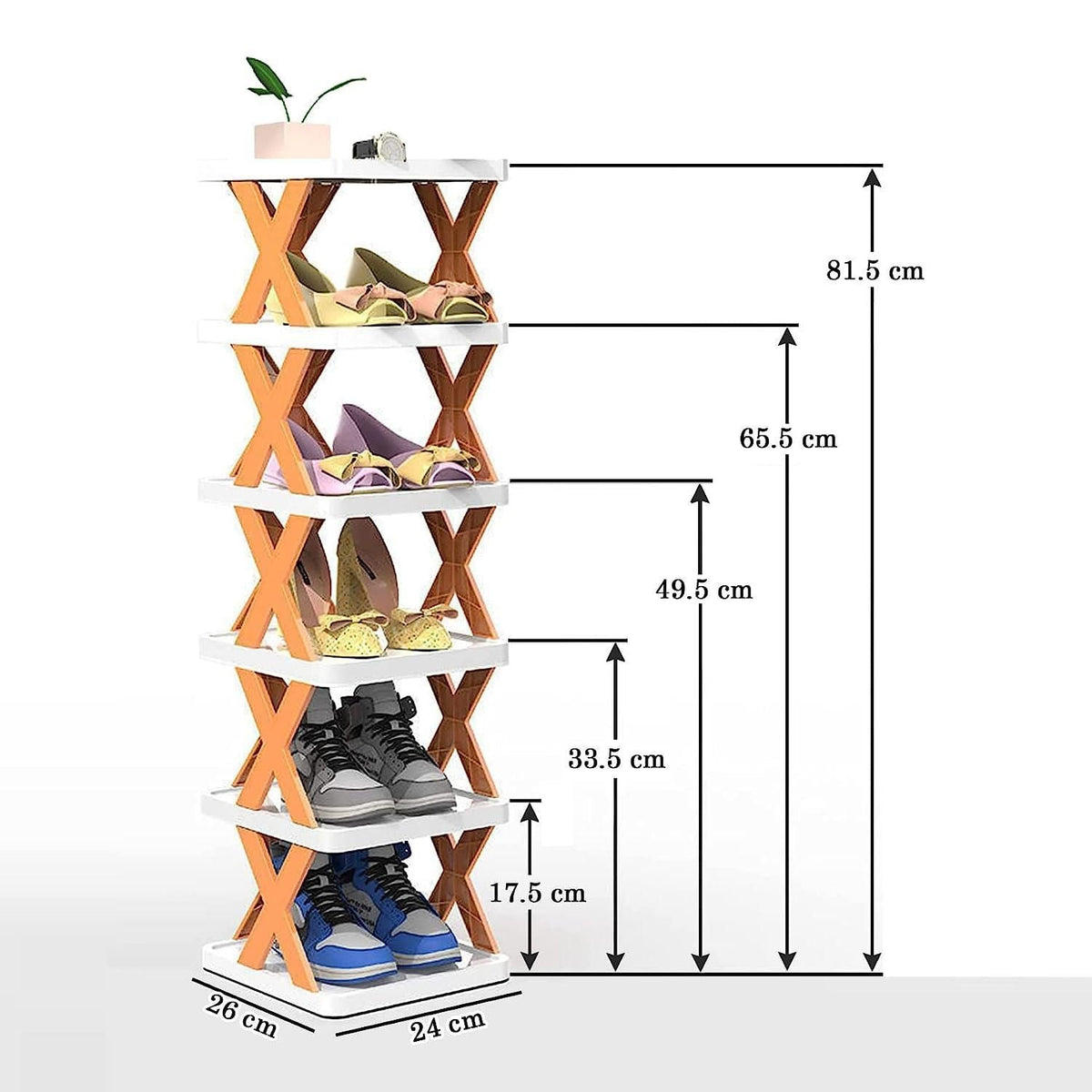 StackStep™ - 6 Tier Shoe Organizer