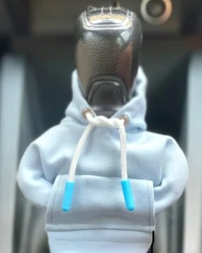Mini Hoodie Gear Shift Cover – Playful Car Interior Accessory for Manual & Automatic Vehicles