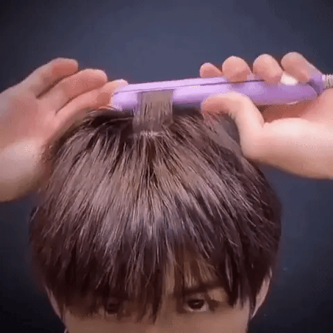 Hair Straightener & Curler Ceramic Tourmaline Plates Smart Temp