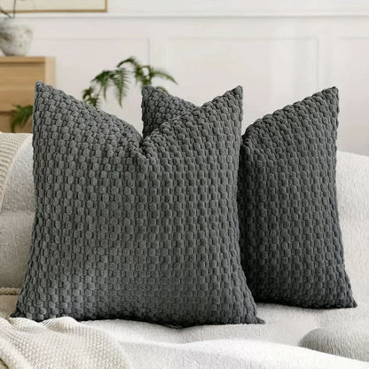 CORDFLOW – Bubble Texture Cushion Covers for Sofa & Bedroom Decor