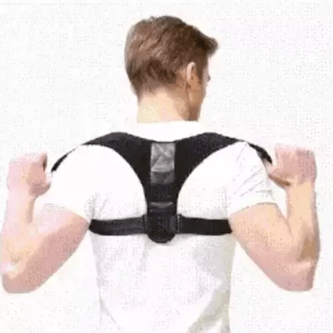 Correcteur de posture réglable, discret et à sangles souples