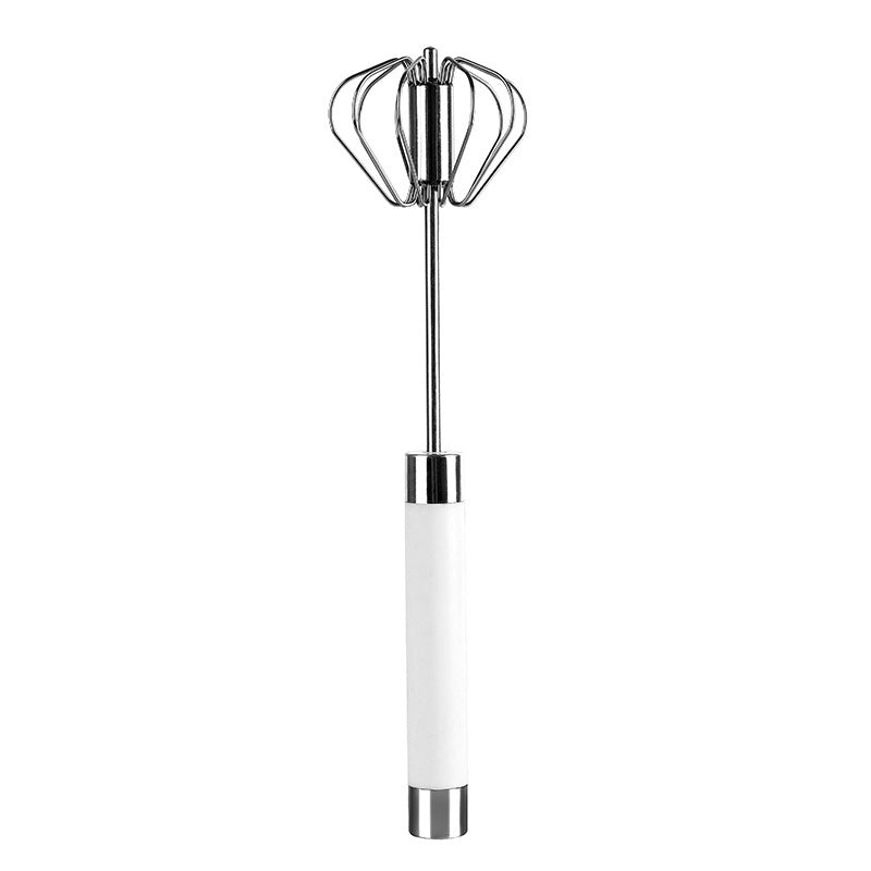 Rotary Hand Whisk for Eggs Cream Batter Kitchen Semi-Automatic Push Mixer for Baking Cooking Home Chef Tool
