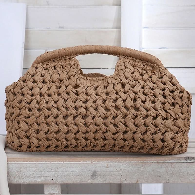 LUXEWEAVE – Sac à bandoulière en raphia tressé