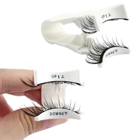 Reusable Magnetic Eyelash Set | Adhesive-Free | Hypoallergenic with Applicator