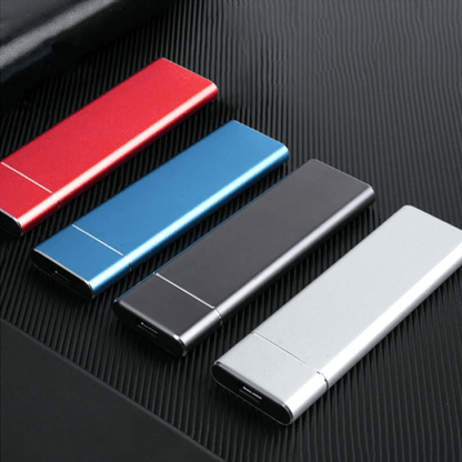High-Speed Portable External SSD Drive with Aluminum Housing for Mac & PC | Data Backup Storage for Photos, Videos & Creative Projects