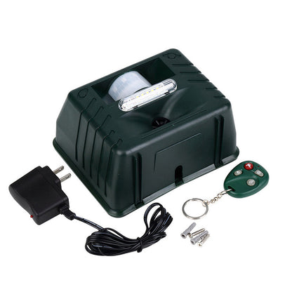 Solar-Powered Ultrasonic Wildlife Deterrent with Motion Sensor for Yards & Gardens – Harmless Pest Control Device