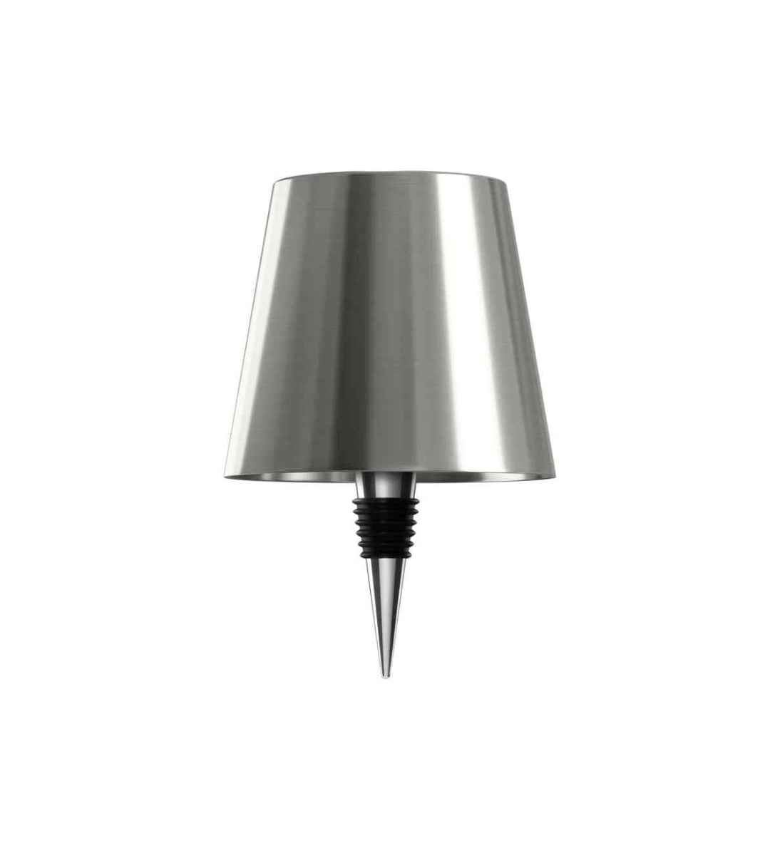 Lampe LED rechargeable pour bouteille, 14 cm, sans fil, lumière chaude, bouchon en aluminium pour bouteilles de vin, décoration de table intérieure et extérieure, sans fil