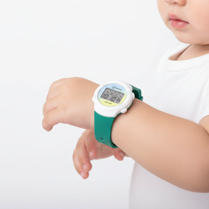 Kids Sport Digital Watch with Alarm Stopwatch & Weekday Display - Water Resistant Silicone Strap Wristwatch for School & Outdoor Play