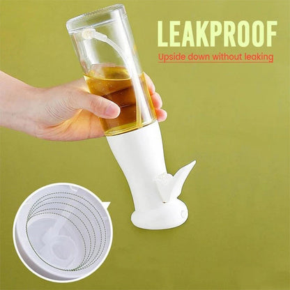 Pressurized Cooking Oil Mister with Fan Spray Nozzle for Grilling, Baking & Air Frying | Refillable Kitchen Oil Sprayer