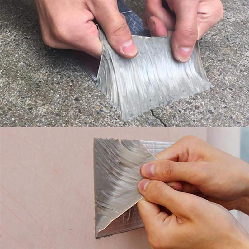 Heavy-Duty Aluminum Foil Leak Repair Tape – Butyl Rubber Self-Adhesive Seal for Roofs, Gutters, Pipes & RVs – Waterproof & Heat-Resistant