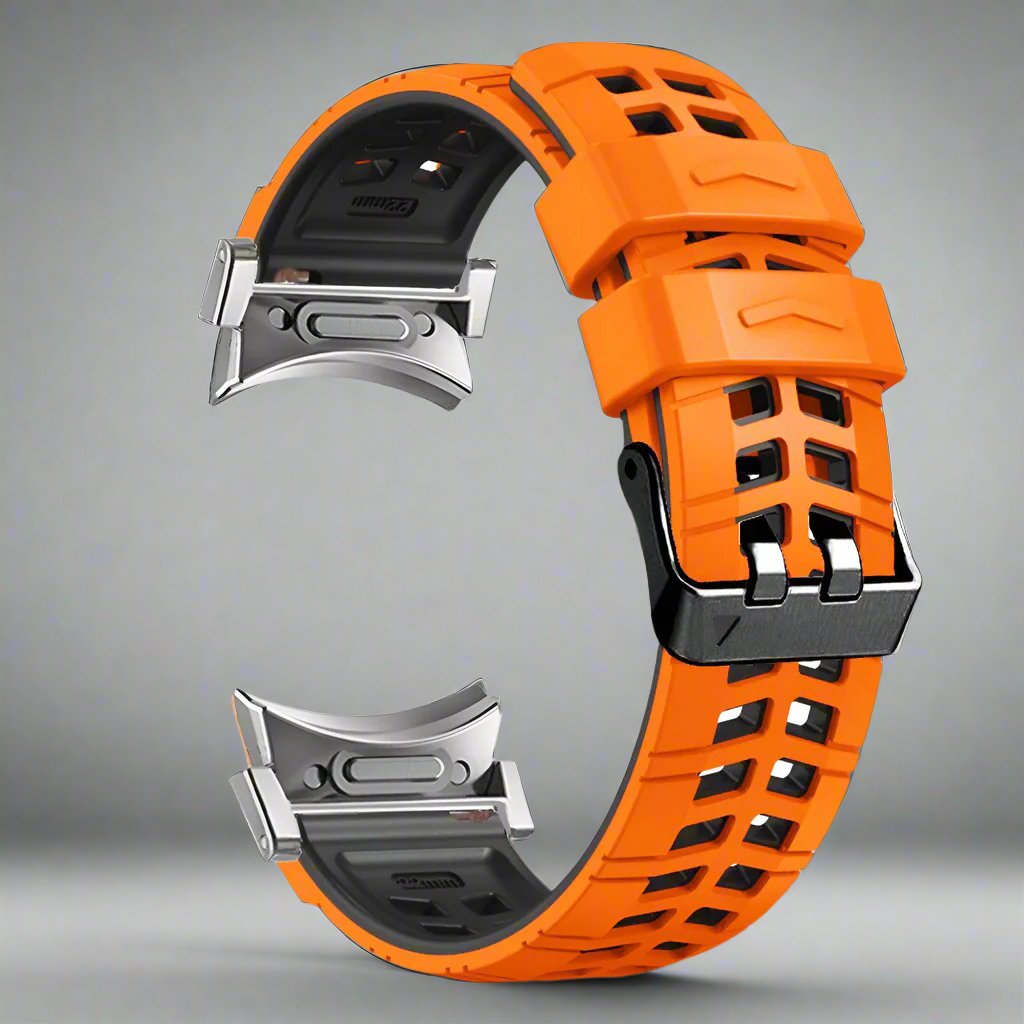 Flexible Silicone Galaxy Watch Ultra Band – Sport Strap for 47mm Ultra, Ultra 2 & 2025 Models – Adjustable Buckle Replacement Wristband
