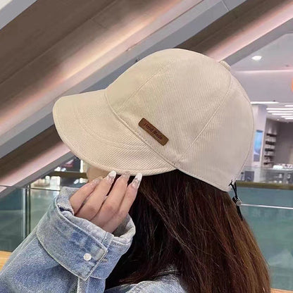 Women's Wide Brim Sun Hat – Foldable UV Protection with Adjustable Drawstring for Beach, Travel & Outdoor